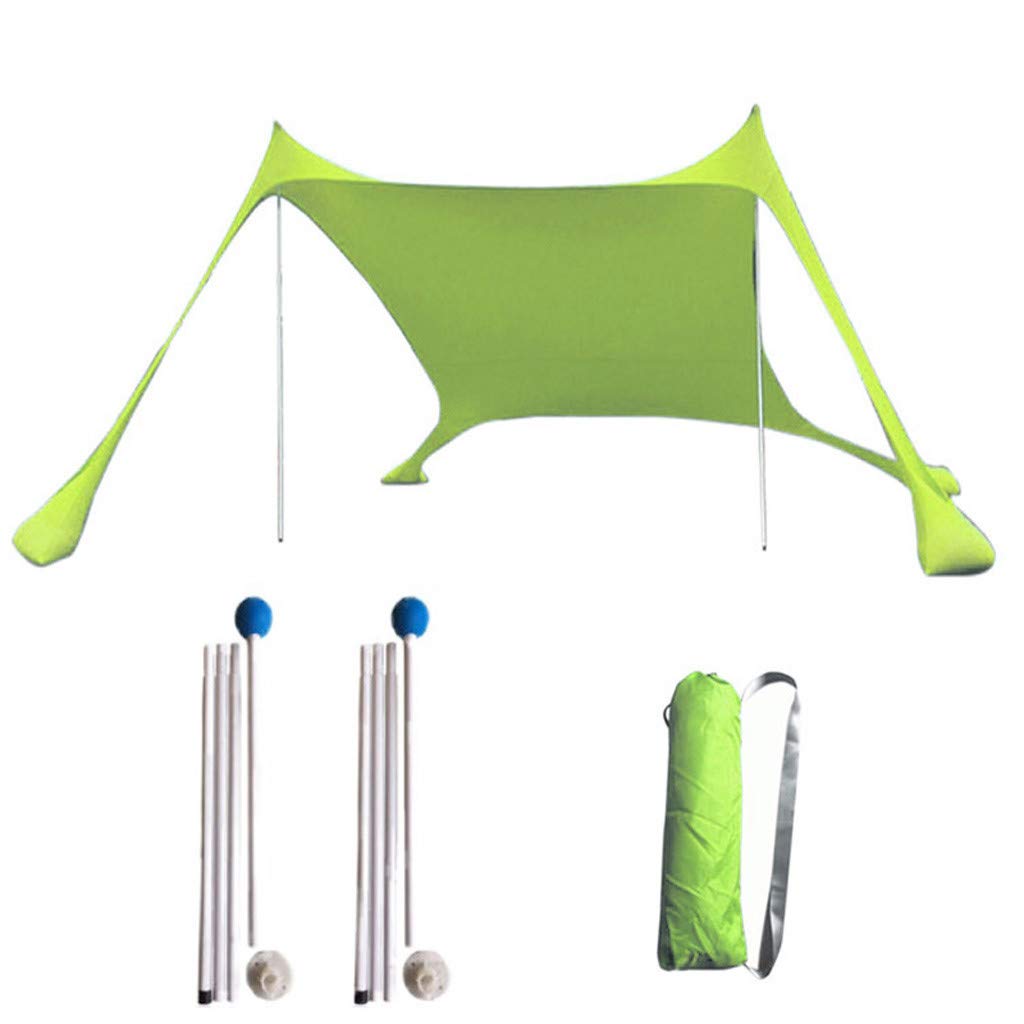 CAKVIICA Beach Tent - Portable Waterproof Sun Shelter for Outdoor Camping, Fishing & Picnics | UV Protection Shade Tent for Beach, Backyard & Family Trips