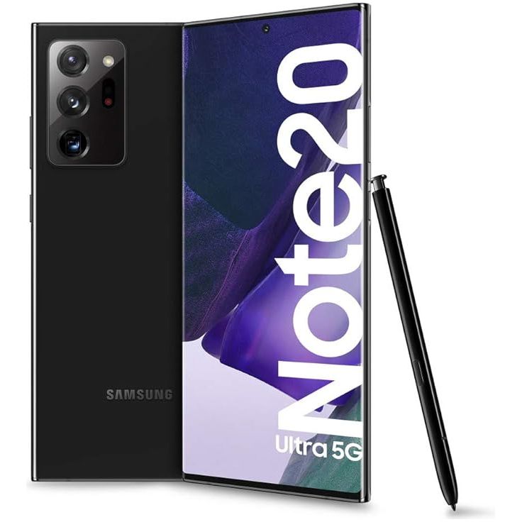 Samsung Galaxy Note 20 Ultra 5G 128GB Unlocked Smartphone - T-Mobile Compatible, Mystic Black | Premium Android Phone for Business, Gaming & Photography