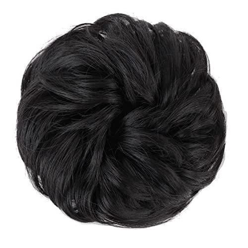 Curly Synthetic Messy Hair Bun Hair Scrunchies Extension - Perfect for Messy Bun Hairstyles, Ponytail Accessories & Everyday Hair Styling