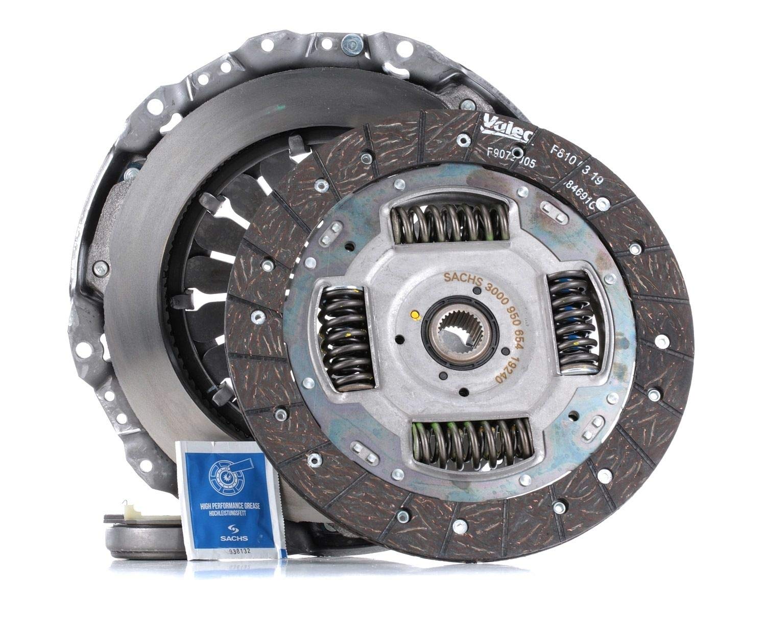 Sachs 3000950654 Clutch Kit - High Performance Clutch Set for Smooth Gear Shifting | Perfect for BMW, Mercedes, Audi & Volkswagen Cars | Ideal for Daily Driving & Performance Upgrades
