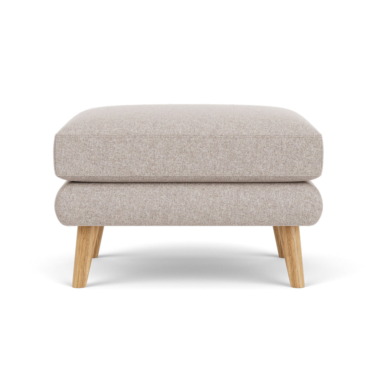 George Fabric Ottoman - Stylish and Comfortable Footrest, Storage Bench for Living Room, Bedroom, or Office - Perfect for Relaxing, Extra Seating & Home Organization