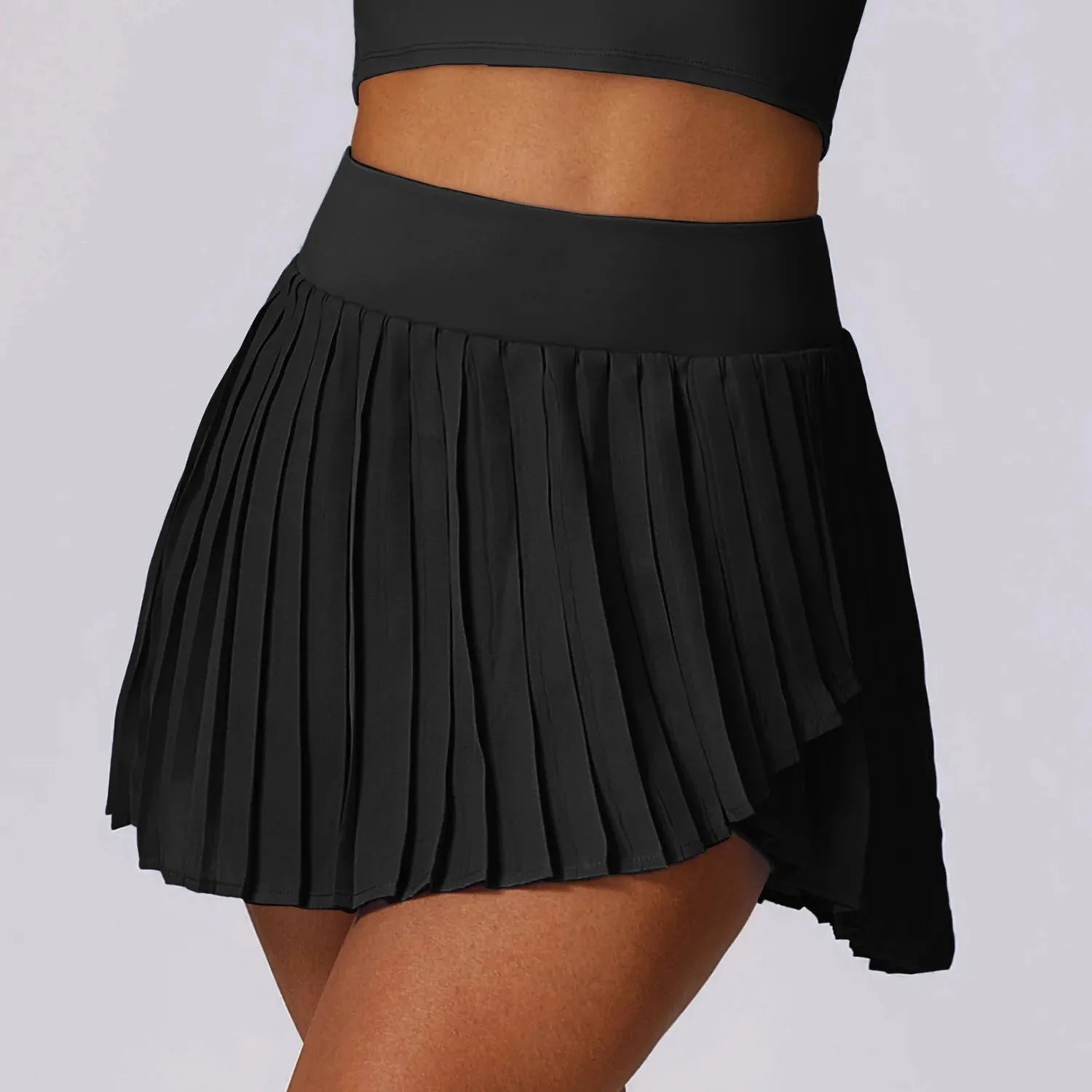 Women's High Waist Tennis Skirts with Pockets - Pleated Golf Skorts, Yoga Running Shorts & Gym Clothing for Sports & Fitness | Perfect for Tennis, Golf, Yoga & Workouts