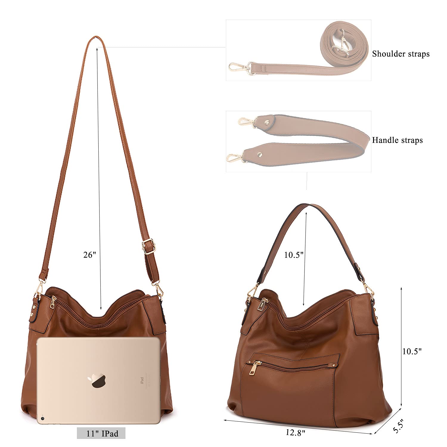 Stylish Large Crossbody Bags for Women - Fashion Shoulder Handbag Purse with Wallet Set, Tote & Hobo Purses | Perfect for Work, Travel & Everyday Use