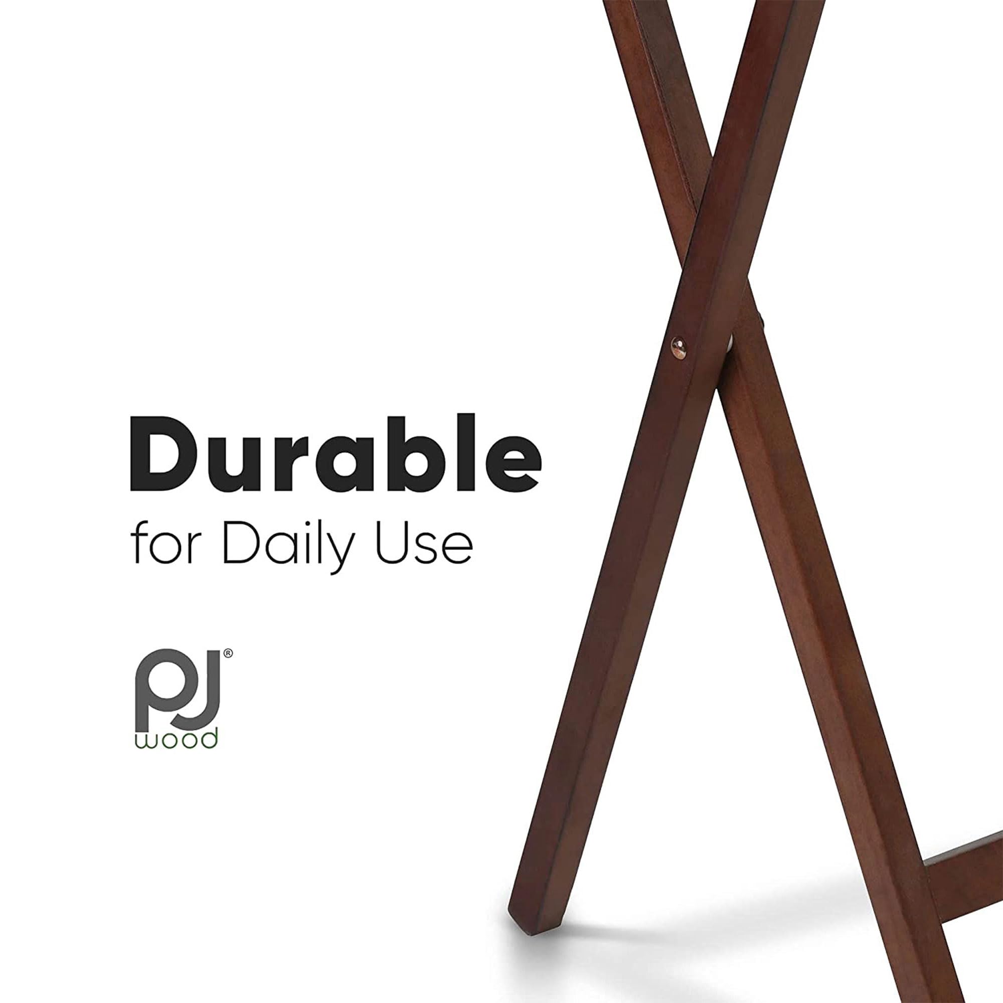 Portable Collapsible TV Snack Tray Table - Foldable Serving Stand for Couch, Bed, Sofa & Office - Lightweight Honey Oak Wood (6 Pack) - Perfect for Movie Nights, Gaming & Home Office Use