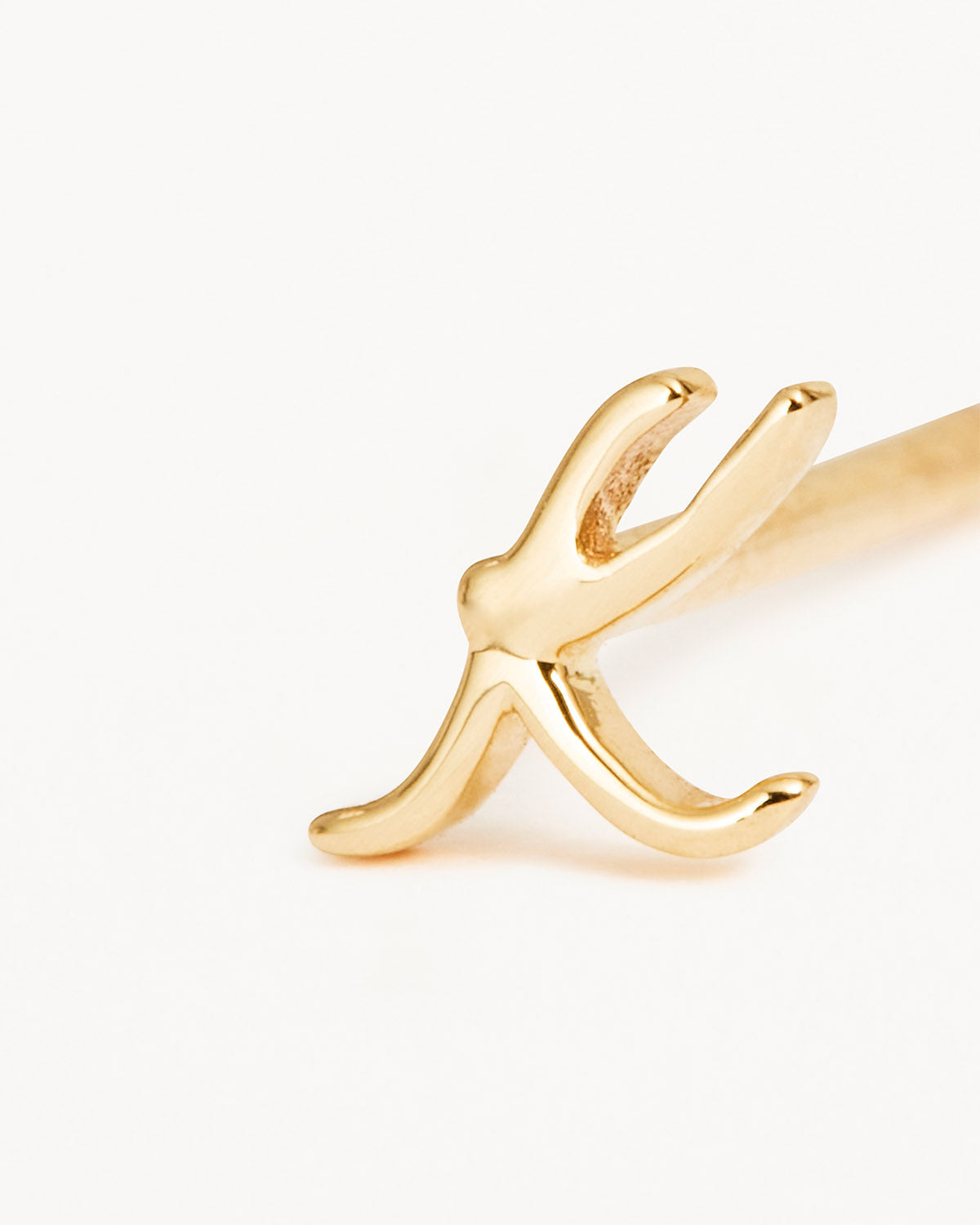 14K Solid Gold Love Letter Earrings - Dainty Romantic Jewelry for Women - Perfect Gift for Anniversary, Valentine's Day & Everyday Wear