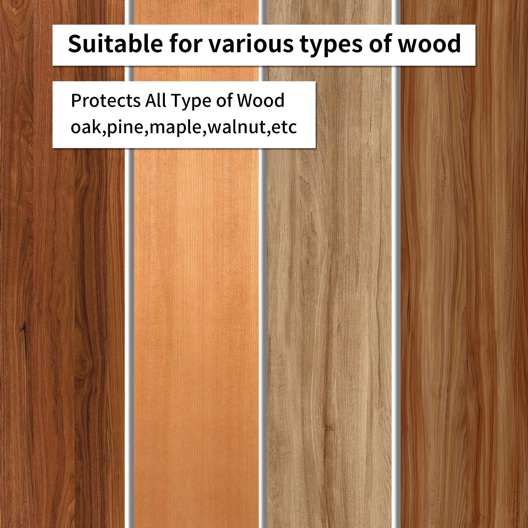 OLASIR 1 Gallon (128 oz) Pure Tung Oil - Natural Food Grade Wood Finish for Floors, Furniture | Waterproof, Non-Toxic | Ideal for Indoor & Outdoor Wood Projects, DIY Woodworking, and Wood Restoration