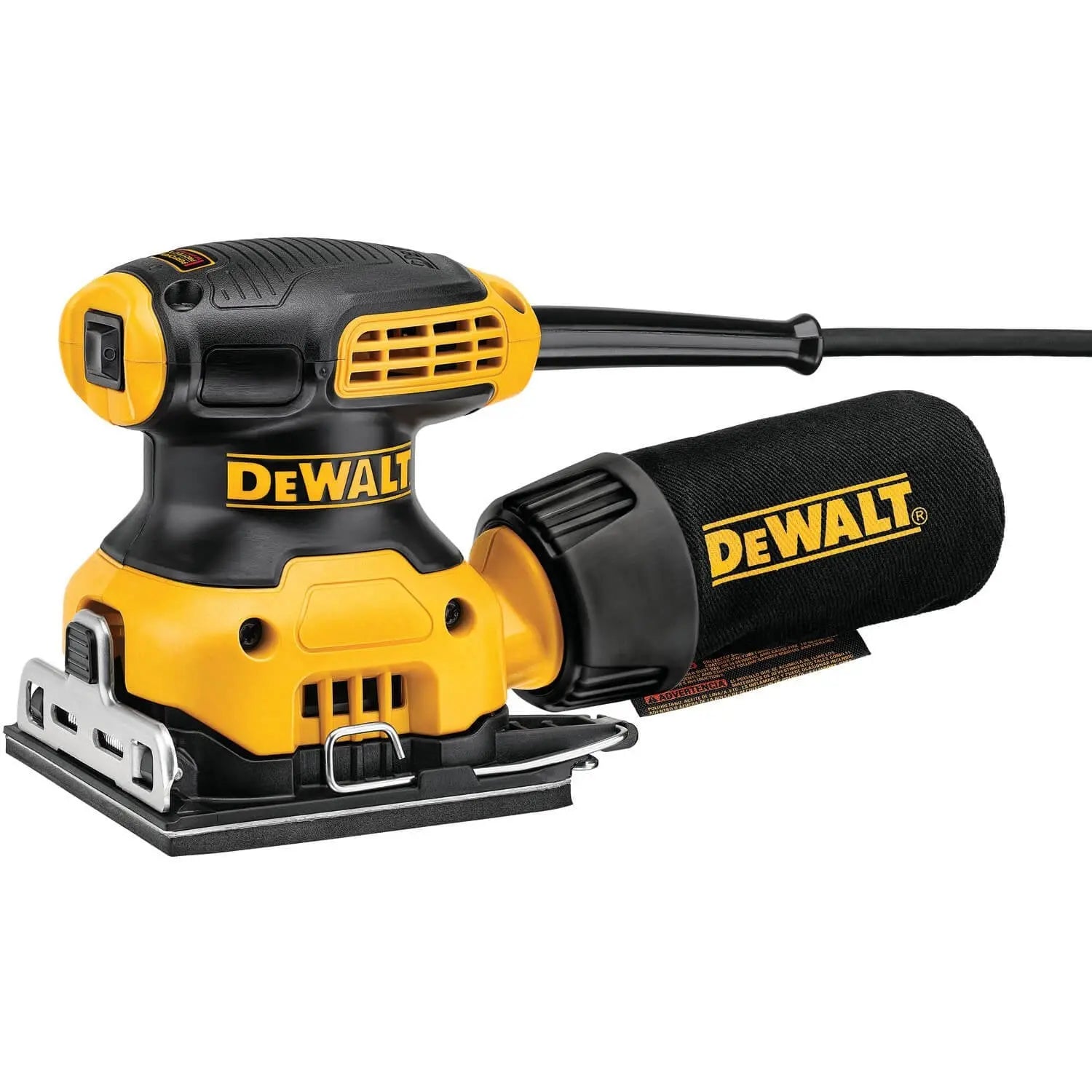DeWalt DWE6411 1/4 Sheet Palm Grip Sander - Compact & Powerful Sanding Tool for Woodworking, DIY Projects & Home Renovation