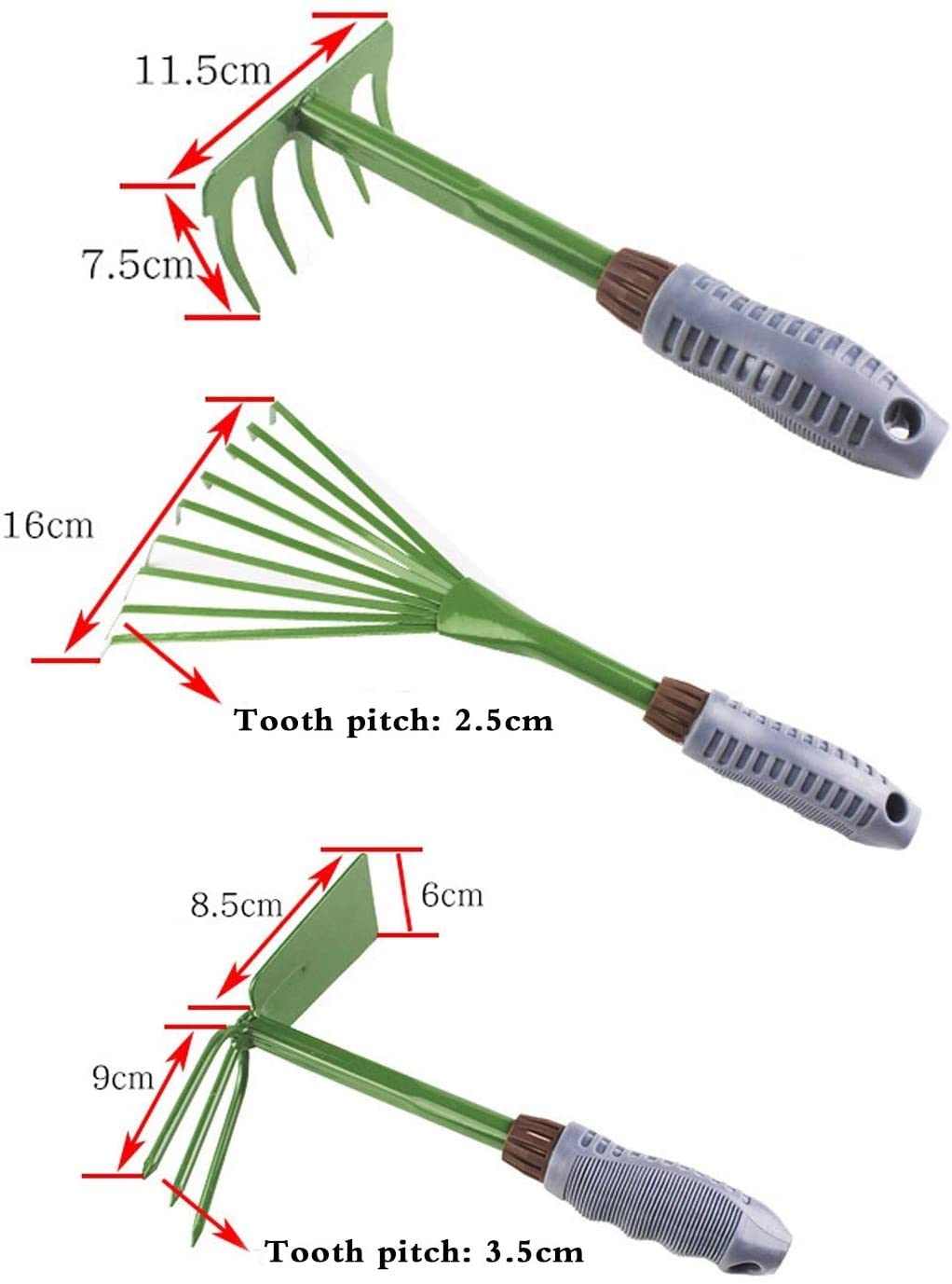 5-Piece Heavy Duty Garden Tool Set with PVC Handle - Durable Gardening Hand Tools for Planting, Weeding & Landscaping - Perfect for Gardeners & Outdoor Enthusiasts