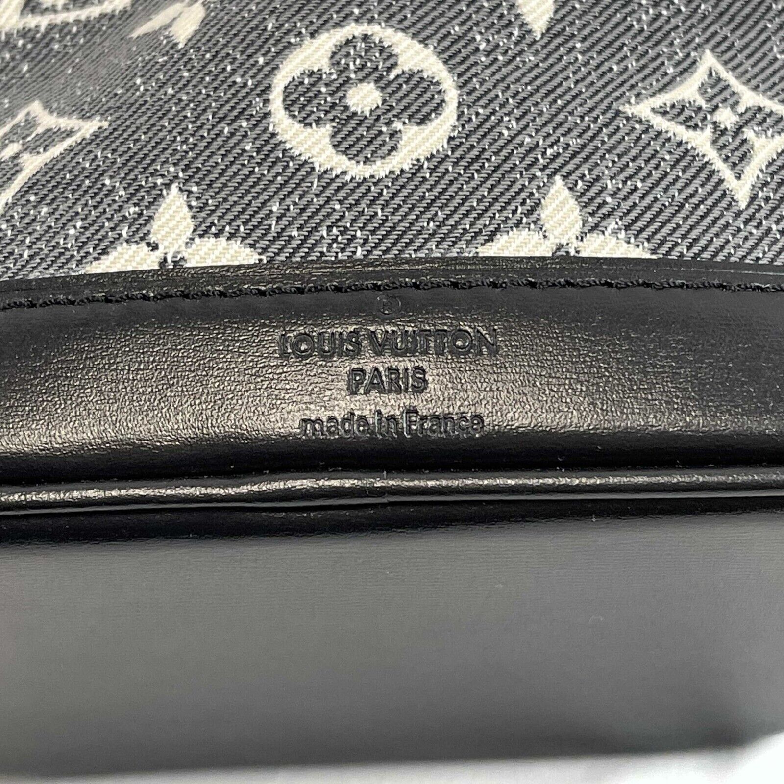 Authentic Louis Vuitton Monogram Jacquard Denim Nano Noe Crossbody Bag - Gray & Black Luxury Handbag | Perfect for Casual Outings, Date Nights & Travel Accessories