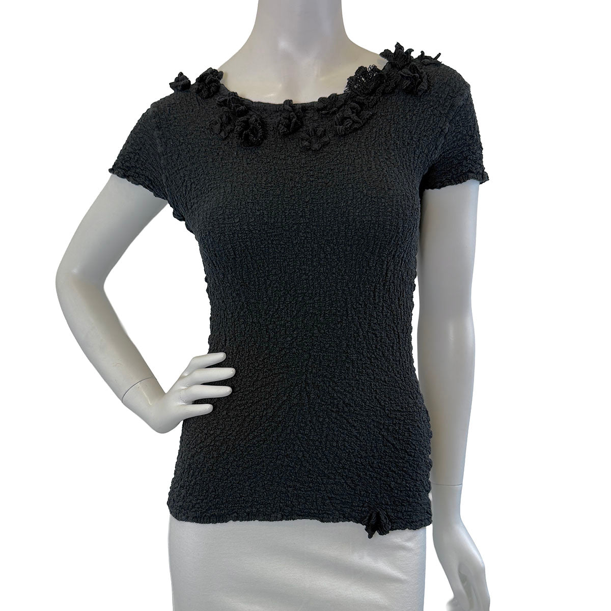 Issey Miyake Knit Top for Women - Soft & Stylish Pullover Sweater - Perfect for Casual Outings & Office Wear