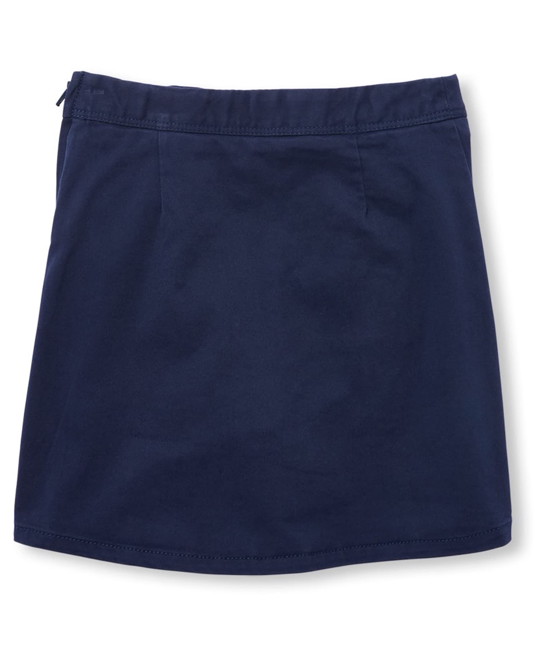 The Children's Place Girls' Button Skirt 2 Pack - Cute & Comfortable Toddler Skirts for School, Play & Special Occasions