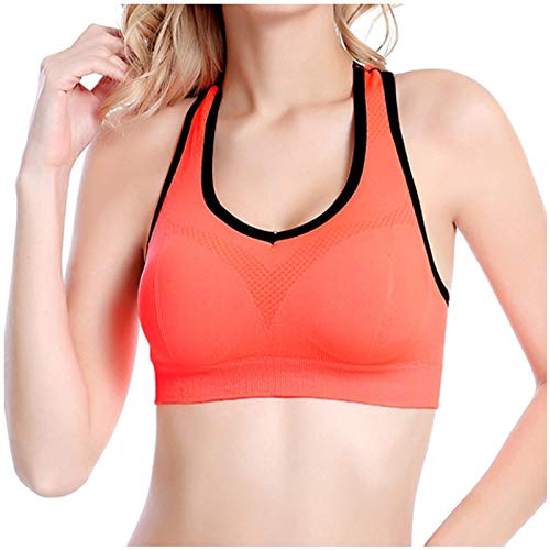 Narumard Women's Seamless Stretch Sports Bra - Padded Workout Tank Top for Yoga, Fitness & Running - Breathable Comfort for Active Lifestyles