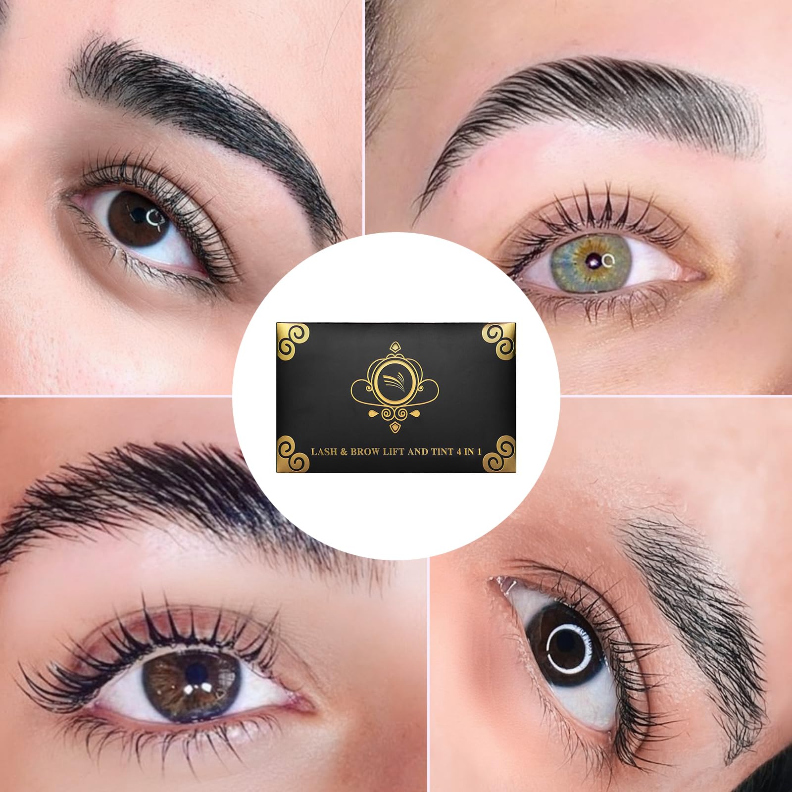 Professional Eyelash Lift & Tint Kit - Keratin Lash Perm for Voluminous, Curled Lashes with 4-Week Results | At-Home Salon & DIY Beauty Treatment for Stunning Eye Makeup Looks