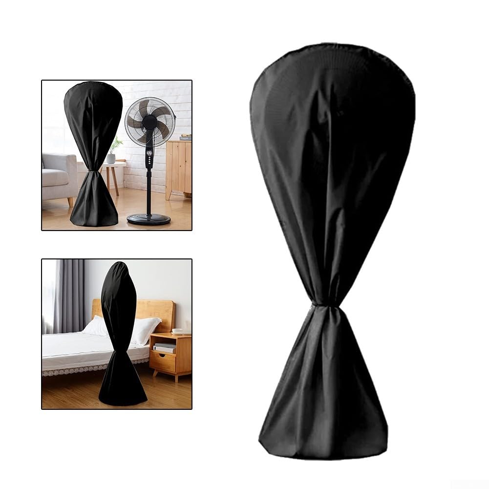 Waterproof & Dustproof Fan Cover for Standing & Round Floor Fans - Home Use, Indoor & Outdoor Protection