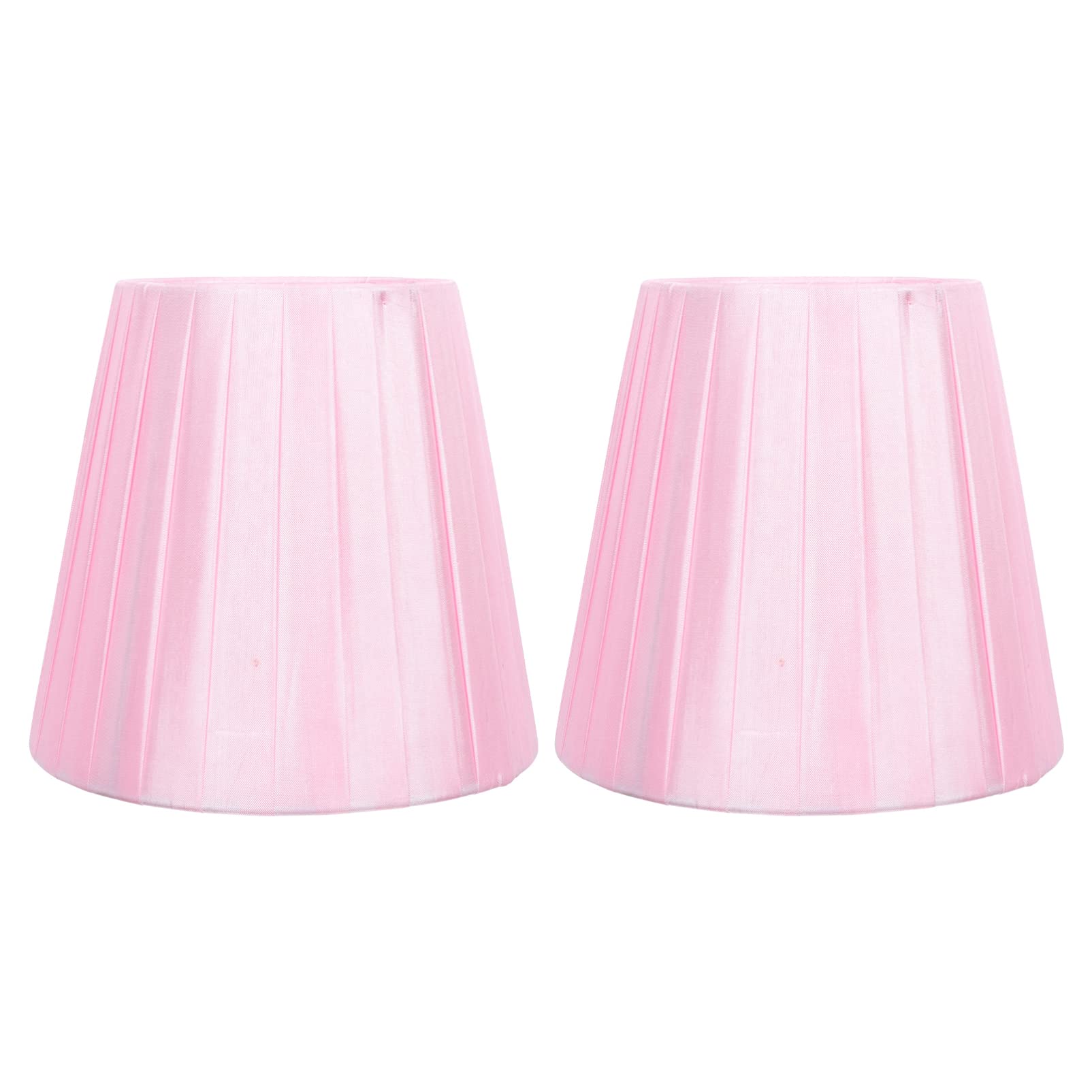 2-Pack Medium Cloth Lamp Shades for Chandelier & Table Lamps - Home & Office Lighting Decor - Perfect for Living Room, Bedroom, and Study Spaces