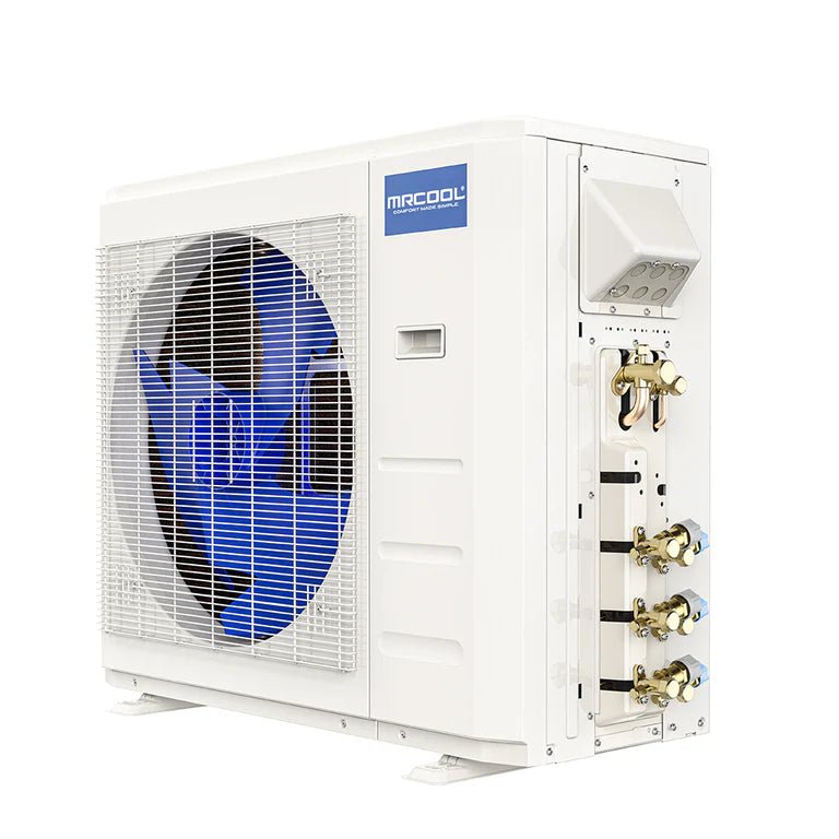 MRCOOL DIY 4th Gen 27,000 BTU 22 SEER 2-Zone Ductless Mini Split AC Heat Pump System (9K + 18K) - Perfect for Home, Garage & Office Cooling & Heating