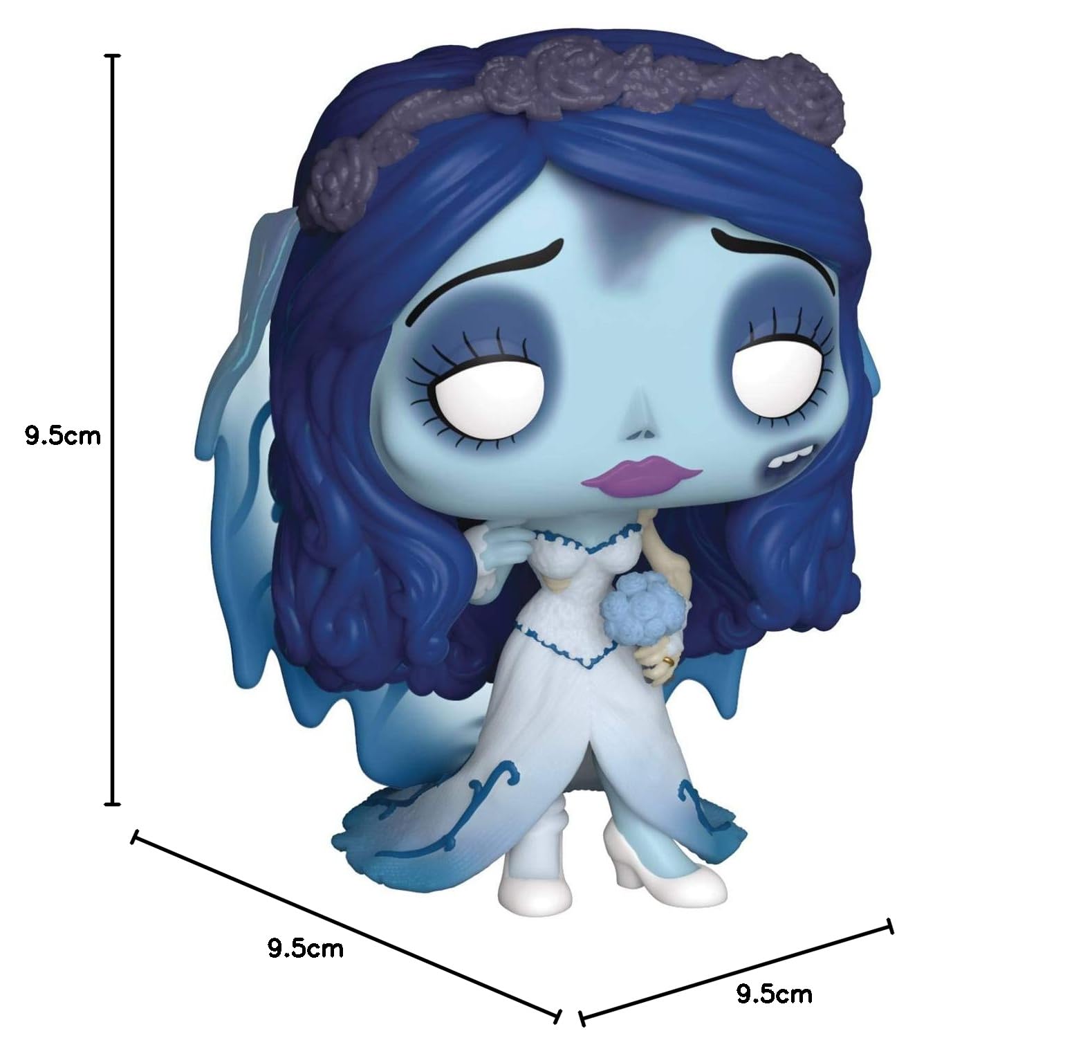 Emily #987 Pop Movies Vinyl Figure - Corpse Bride Collectible (Includes Ecotek Pop Box Protector) - Perfect for Movie Fans, Collectors & Home Decor