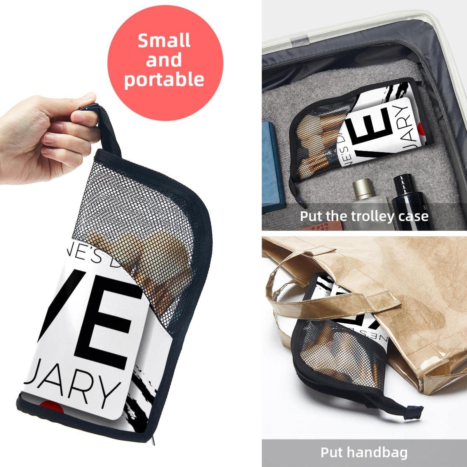 12-Piece Makeup Brush Organizer Bag with Portable Case - Valentine's Day Gift for Makeup Lovers | Perfect for Travel, Home Storage & Professional Makeup Artists