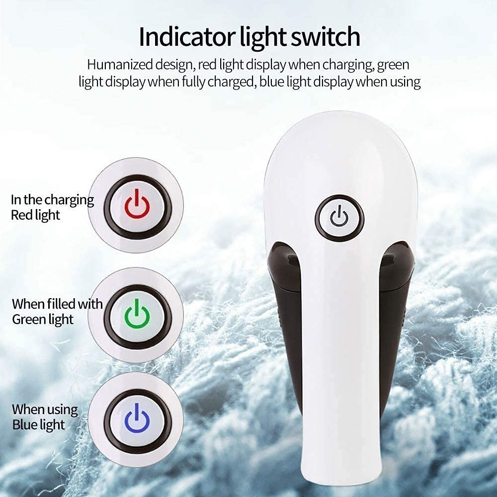 USB Rechargeable Fabric Shaver & Lint Remover - Quickly Remove Fuzz from Clothes, Sweaters, Blankets, Curtains - Perfect for Wool, Cashmere & Home Fabric Care (Great for Wardrobe Refresh & Furniture Maintenance)