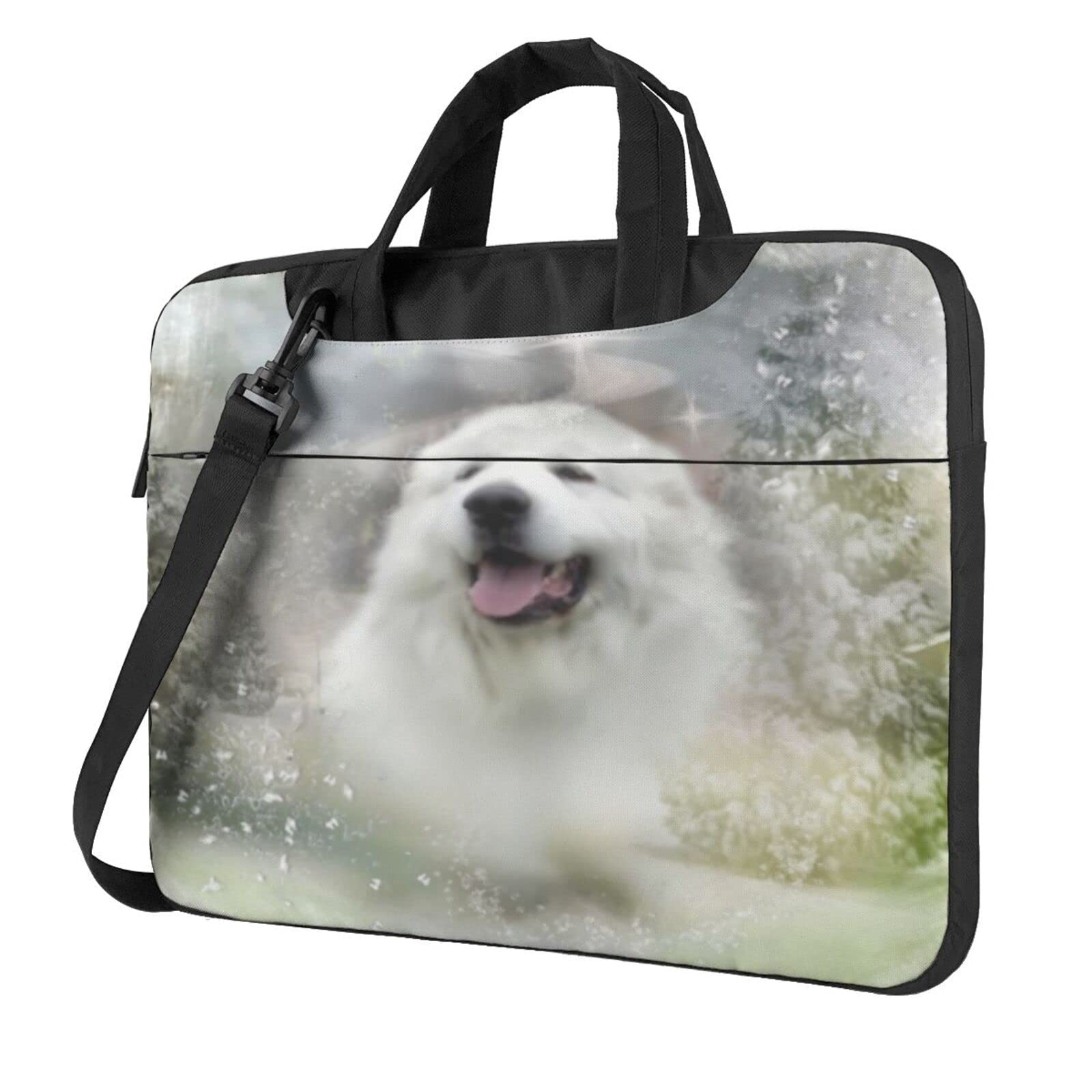 Great Pyrenees Dog Laptop Case Bag Slim Computer Bag for Work, School, and Travel