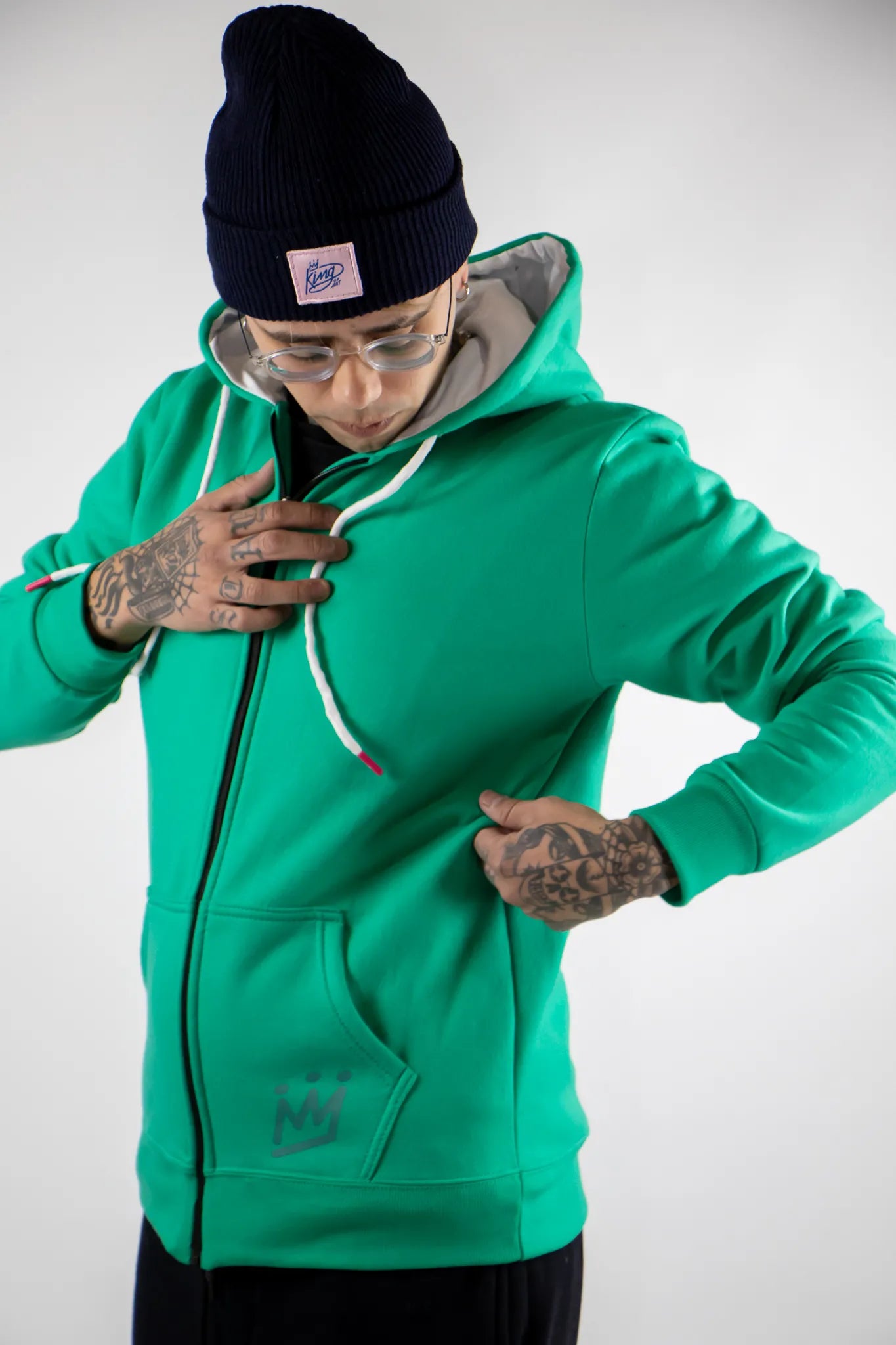Campera King Of Art Manhattan Verde - Stylish & Comfortable Men's Jacket for Urban Fashion | Perfect for Outdoor Activities & Casual Wear