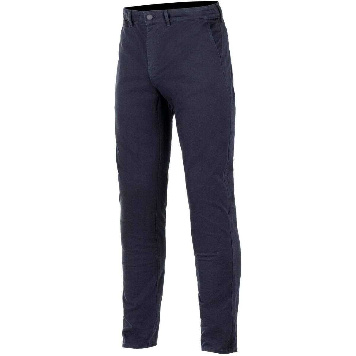 Alpinestars Motochino V2 Men's Street Motorcycle Pants - Blue Denim, Size 31 | Protective Riding Gear for Urban Commuting & Casual Wear
