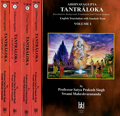 Sri Tantraloka (Set of 5 Volumes) - Ancient Hindu Spiritual Texts for Meditation, Yoga & Self-Realization | Perfect for Practitioners, Scholars & Spiritual Seekers