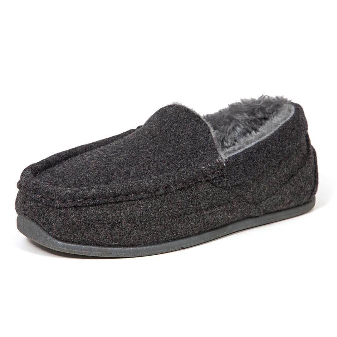 Deer Stags Lil Spun Kids Slippers - Soft & Comfortable House Shoes for Boys & Girls - Perfect for Indoor Wear, Playtime & Cozy Relaxation at Home
