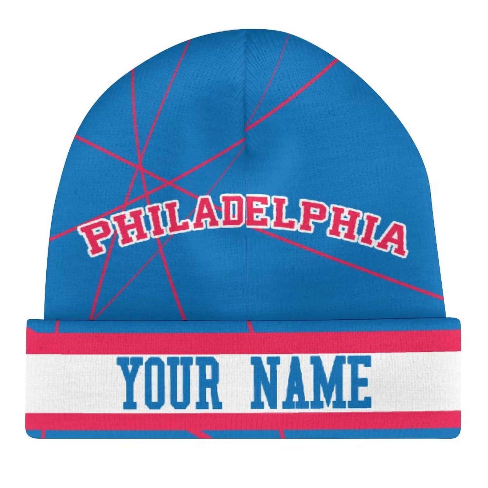 Custom Personalized Name Knit Beanie Hats for Kids - Soft Warm Winter Hats for Boys & Girls - Perfect Christmas Gifts & Outdoor Activities