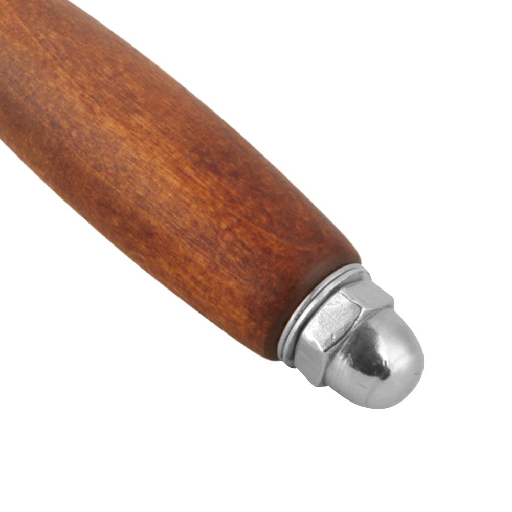 Premium Leather Carving Hammer Mallet - T-Shaped Wood Handle with Nylon Head for Leather Crafting, Stamping & DIY Projects | Perfect for Leatherworking, Bookbinding & Shoemaking