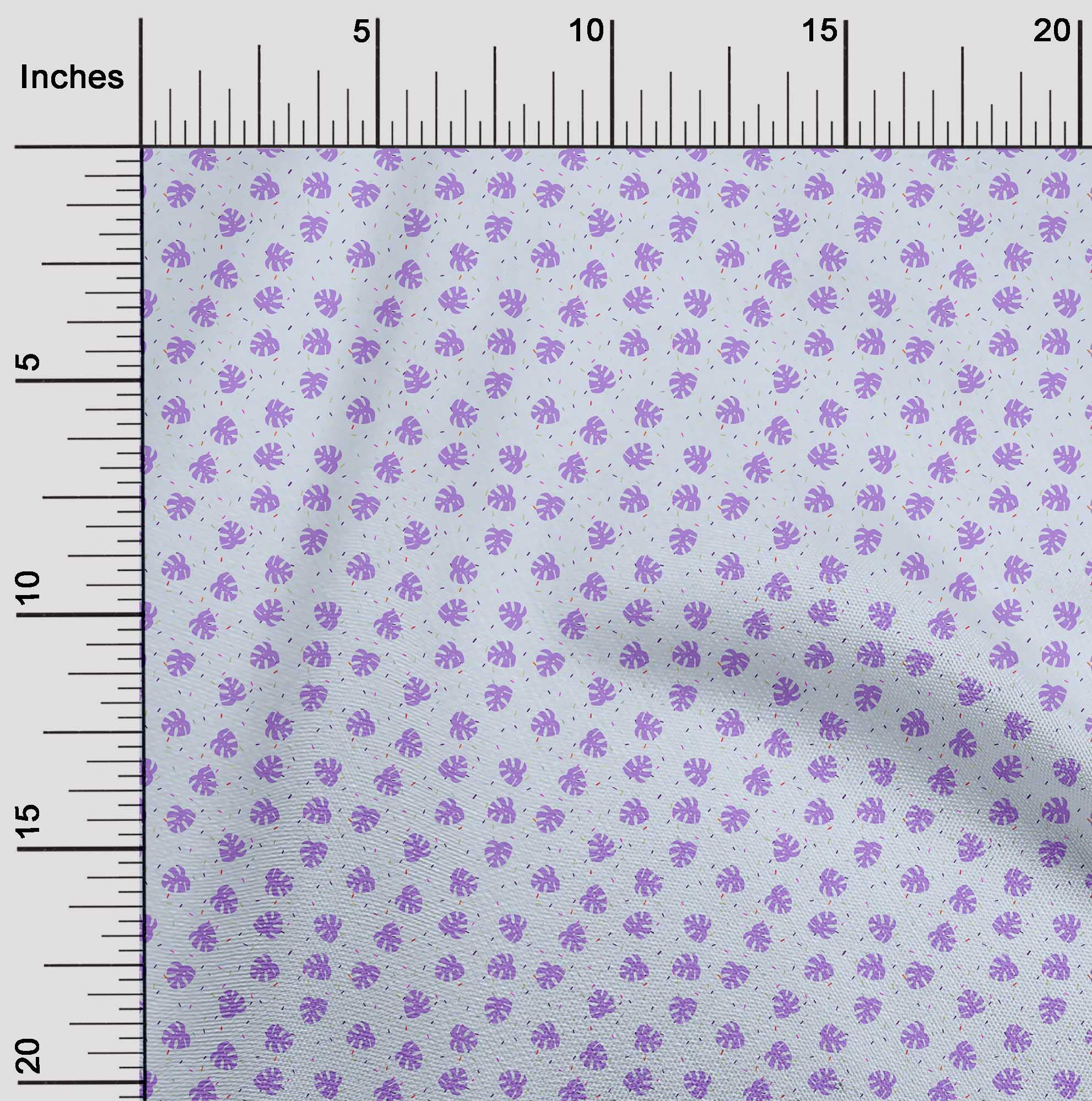 oneOone Silk Tabby Purple Fabric - 42 Inch Wide Printed DIY Sewing Material for Kids Clothing & Crafts | Perfect for Dresses, Quilting, and Home Decor Projects