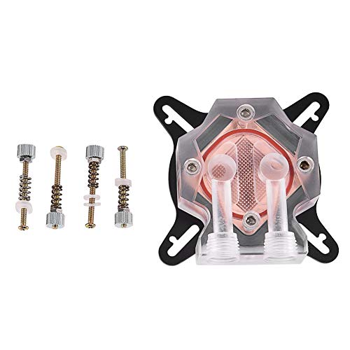 Universal Computer GPU Water Cooler - 40MM Copper Base Cooling Block Radiator for PC Gaming & Overclocking | High-Performance Liquid Cooling for Enhanced Graphics Performance