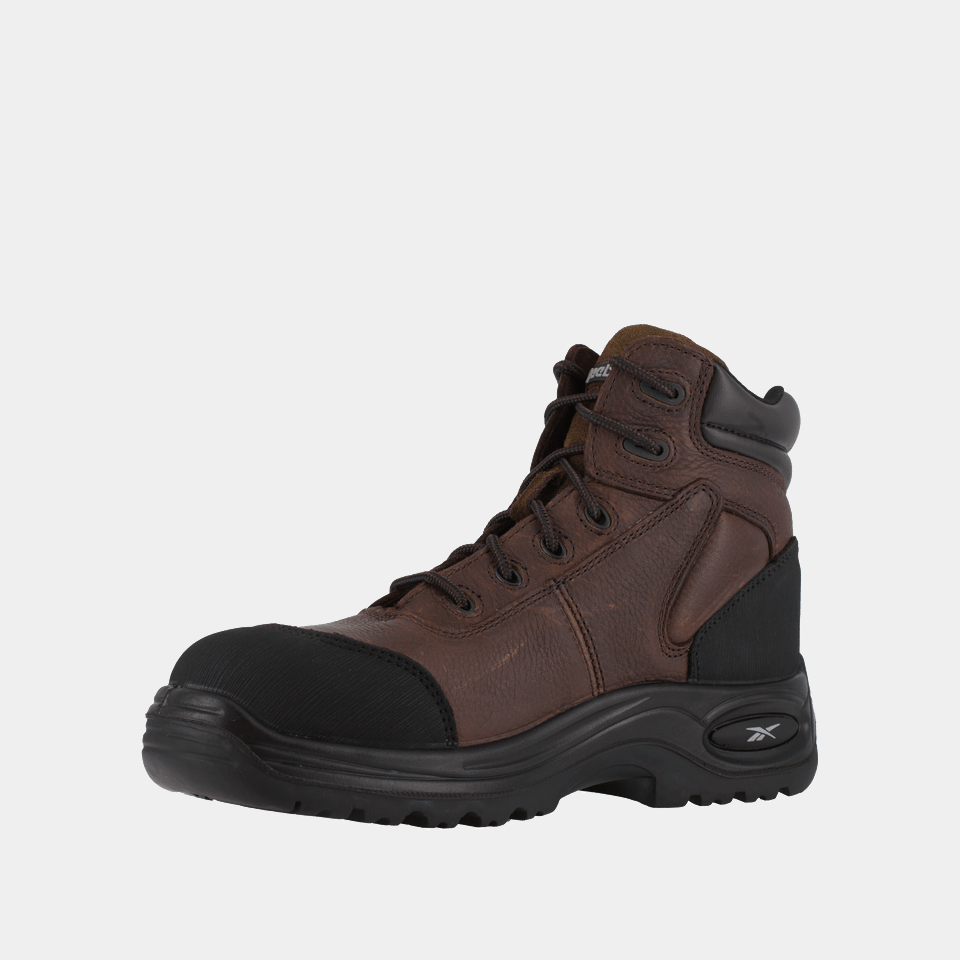 6 Inch Sport Comp Toe Work Boots for Men - Lightweight Safety Shoes with Steel Toe Protection - Perfect for Construction, Warehouse & Outdoor Work