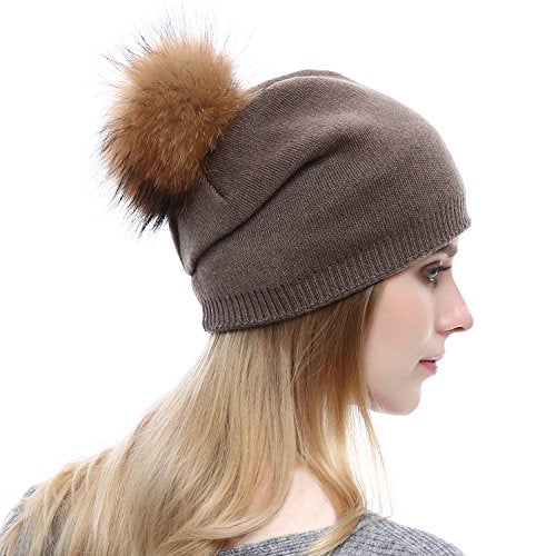 Luxury Cashmere Knit Wool Beanie for Men & Women - Soft Winter Warm Hat for Cold Weather - Perfect for Skiing, Hiking, and Outdoor Activities