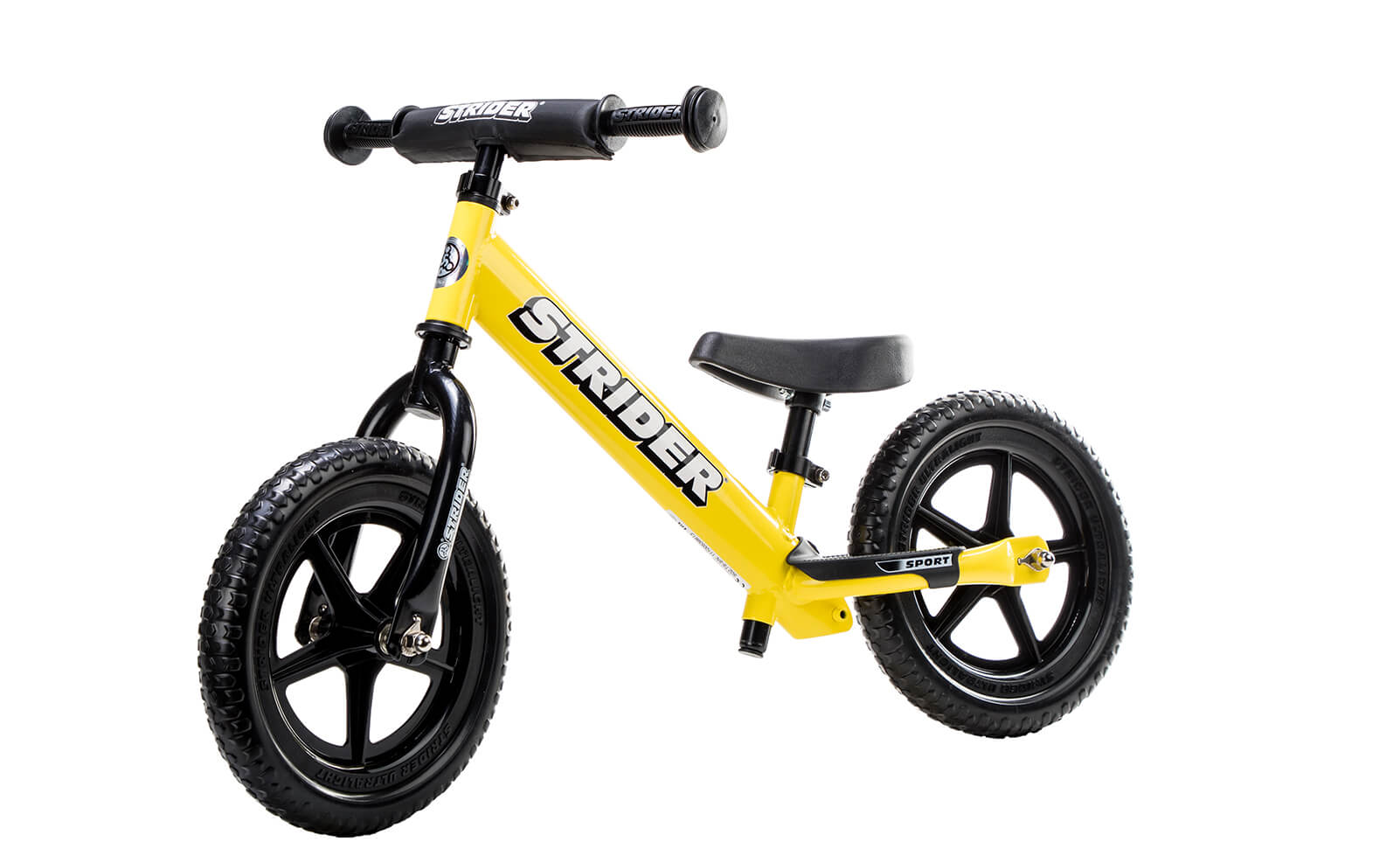 Strider 12 Sport Balance Bike for Kids Ages 1.5-5 Years | No-Pedal Toddler Bike for Learning to Ride | Lightweight Aluminum Frame | Indoor & Outdoor Use | Perfect First Bike for Boys & Girls