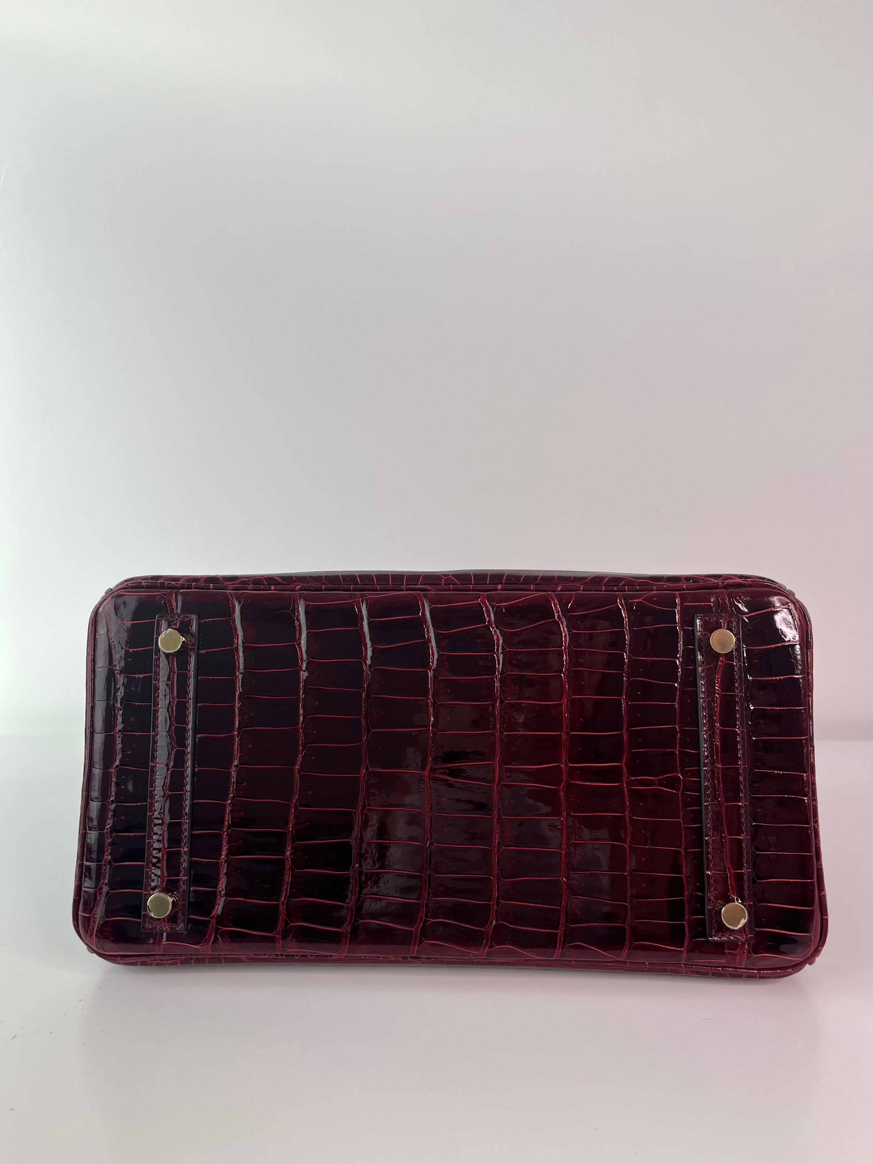 Authentic Hermès Birkin 30 Handbag in Bordeaux Leather with Gold Hardware - Luxury Tote Bag for Women, Perfect for Work, Travel & Special Occasions