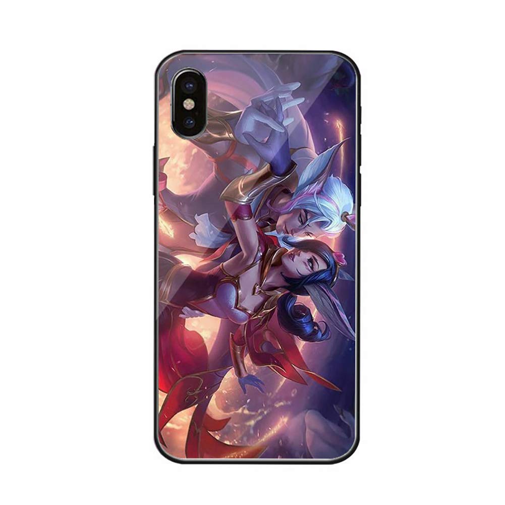 QIAOBS Anime League of Legends Phone Case for iPhone XR/XS/X/Xs Max/11/11 Pro - Durable Protective Cover for Gaming Fans & Anime Lovers (Perfect for Cosplay Events & Daily Use)