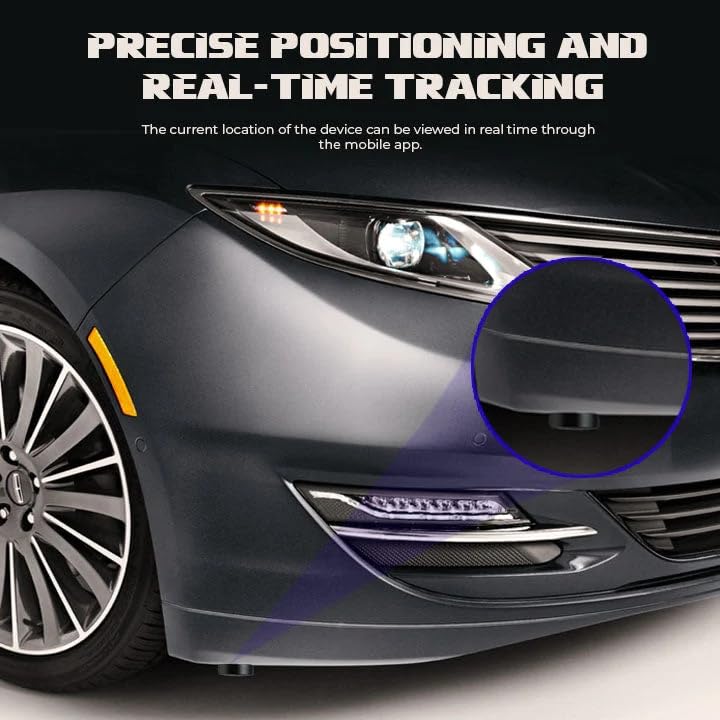 Promax Easyfind Mini Magnetic GPS Tracker - Waterproof & Rechargeable Real-Time Location Device for Kids, Pets, Cars & Valuables - Perfect for Travel, Hiking & Anti-Theft Protection (1PCS)