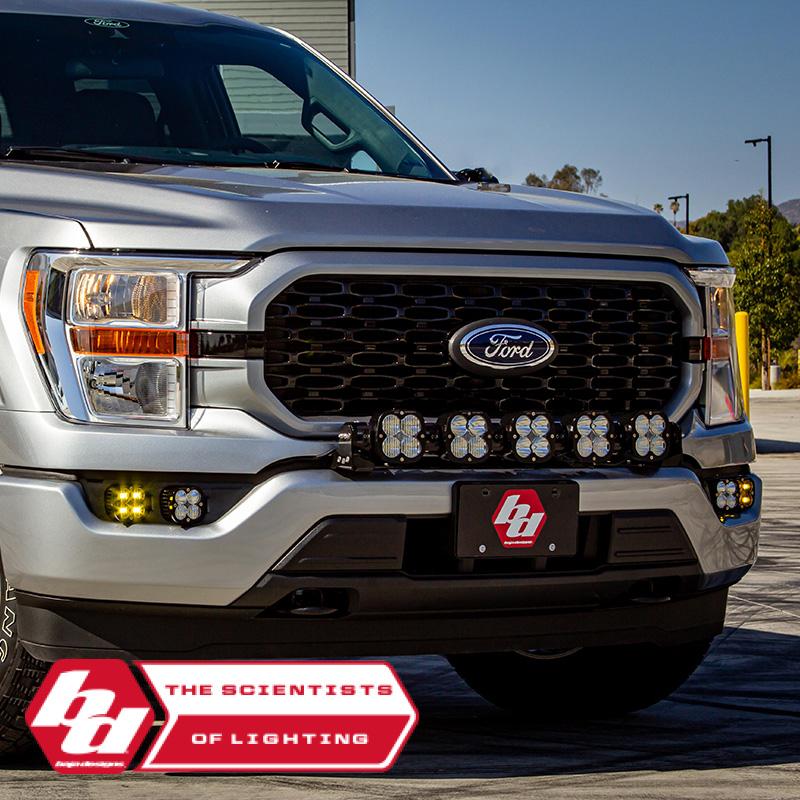 2021-2023 Ford F150 Baja Designs 5XL Linkable LED Bumper Light Kit - Off-Road Driving & Night Adventure Lighting Solution