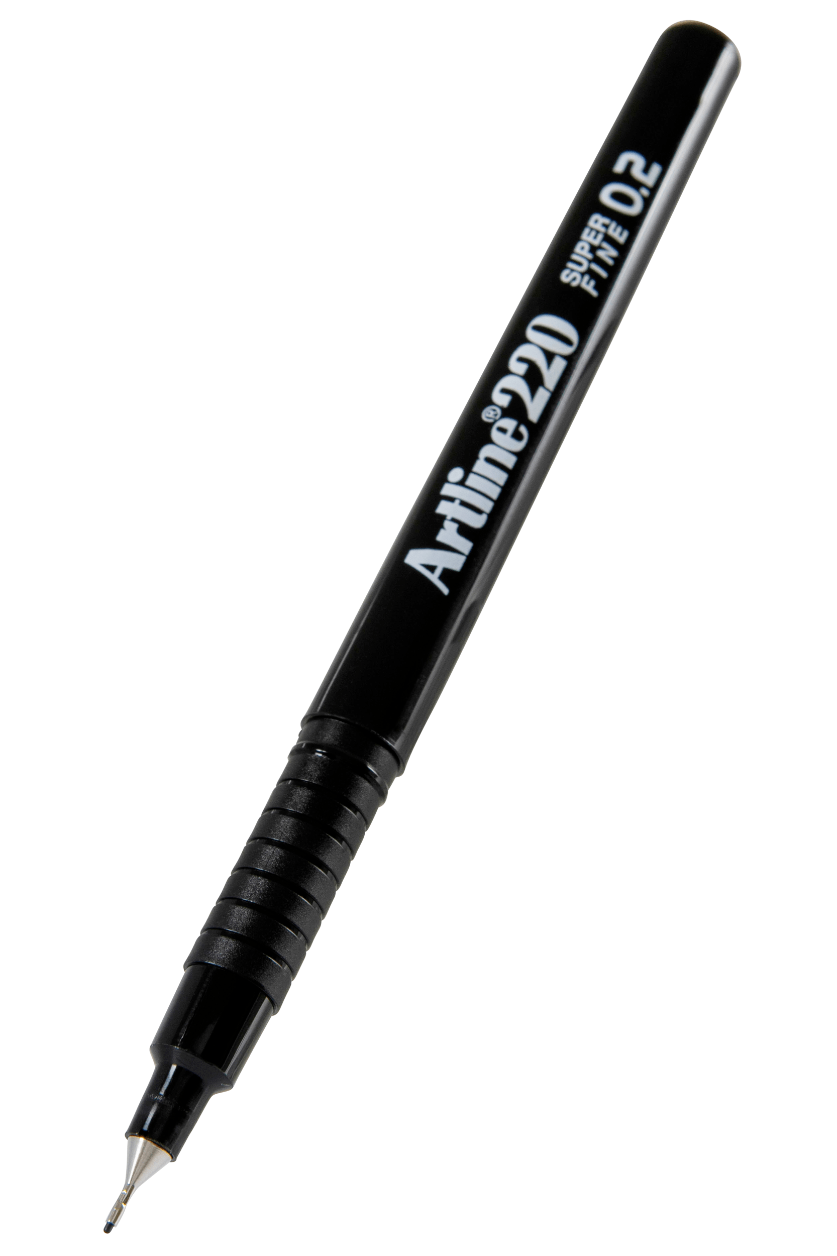 Artline 220 Fineliner Pen 0.2mm Black - 12 Pack Ultra Fine Tip Marker Pens for Sketching, Drawing & Note Taking - Perfect for Artists, Students & Office Use