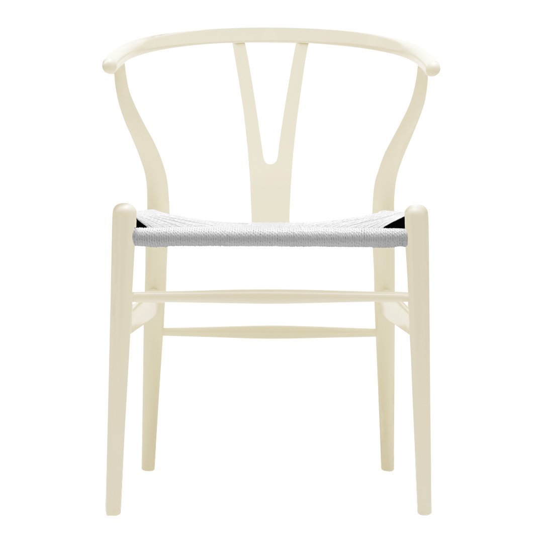 CH24 Wishbone Chair - Modern Scandinavian Dining Chair in Soft Colors | Perfect for Dining Rooms, Kitchens, and Home Offices