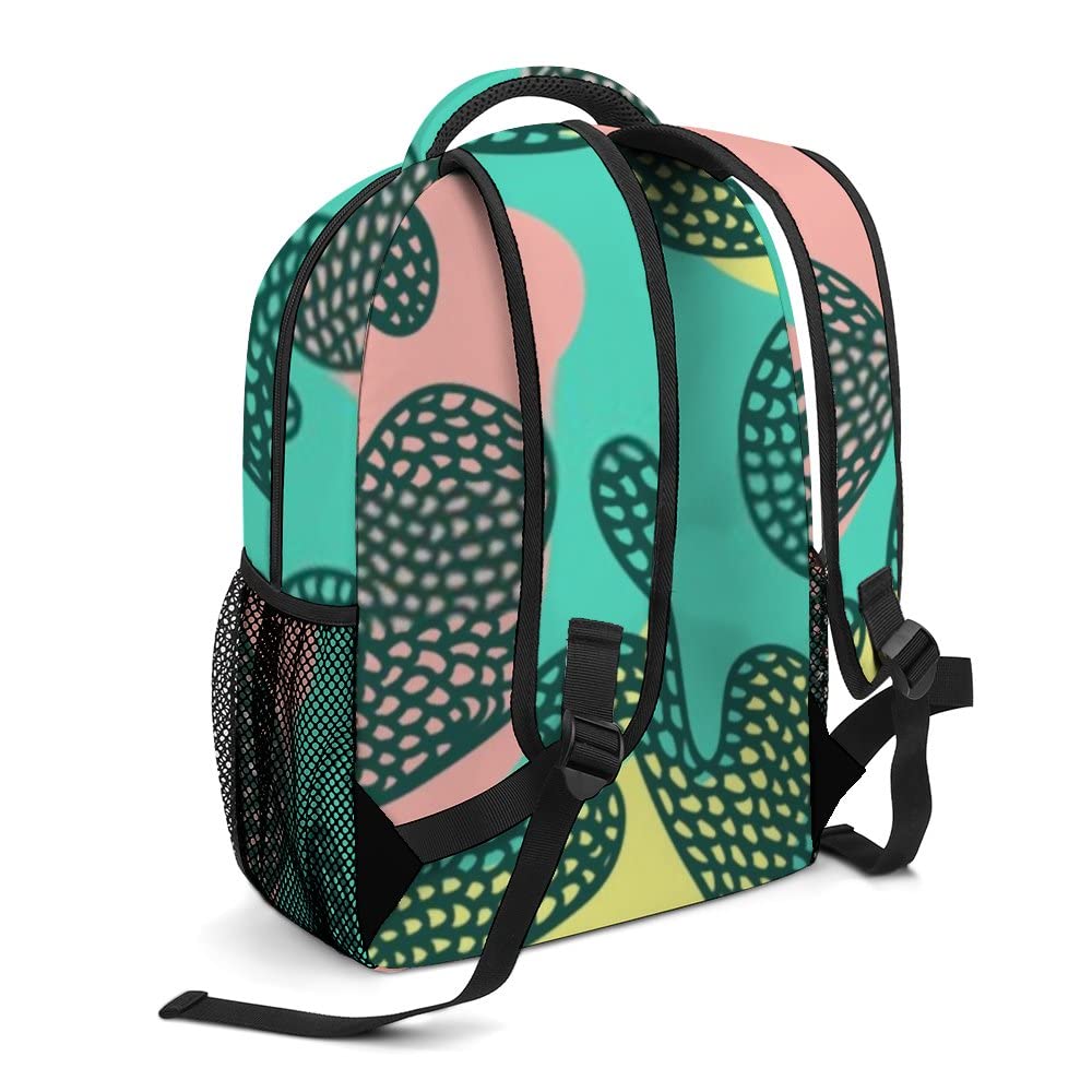 Kuizee Travel Laptop Backpack - Durable Business Daypack for Work & School - Waterproof Book Bag with Tablet Pocket - Abstract Doodle Design for Men & Women - Perfect for Commuting, College & Business Trips