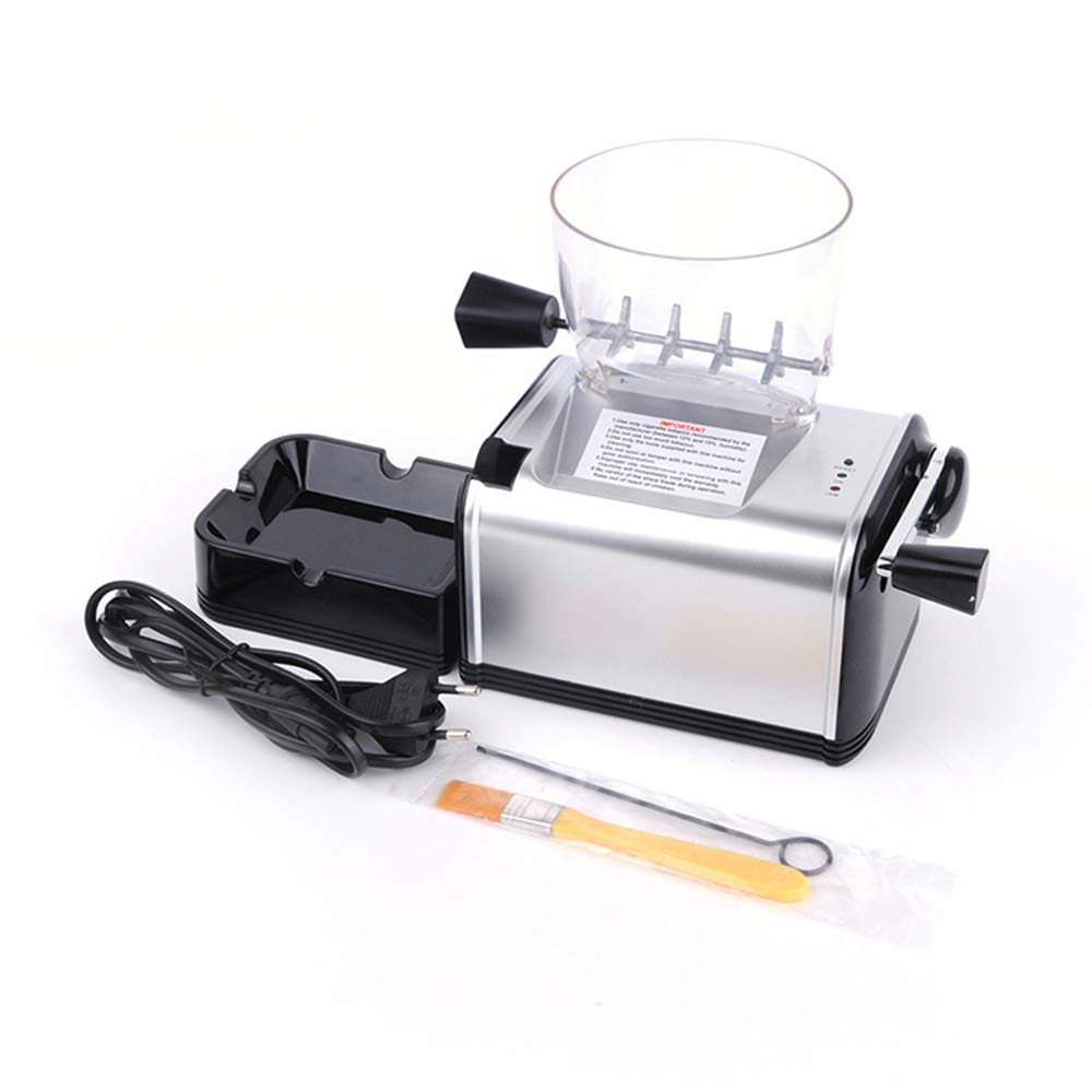 Electric Cigarette Injector Machine - Automatic Tobacco Roller with Large Hopper & Tray - Perfect for DIY Cigarettes, Herbs, and Rolling Tobacco at Home or On The Go