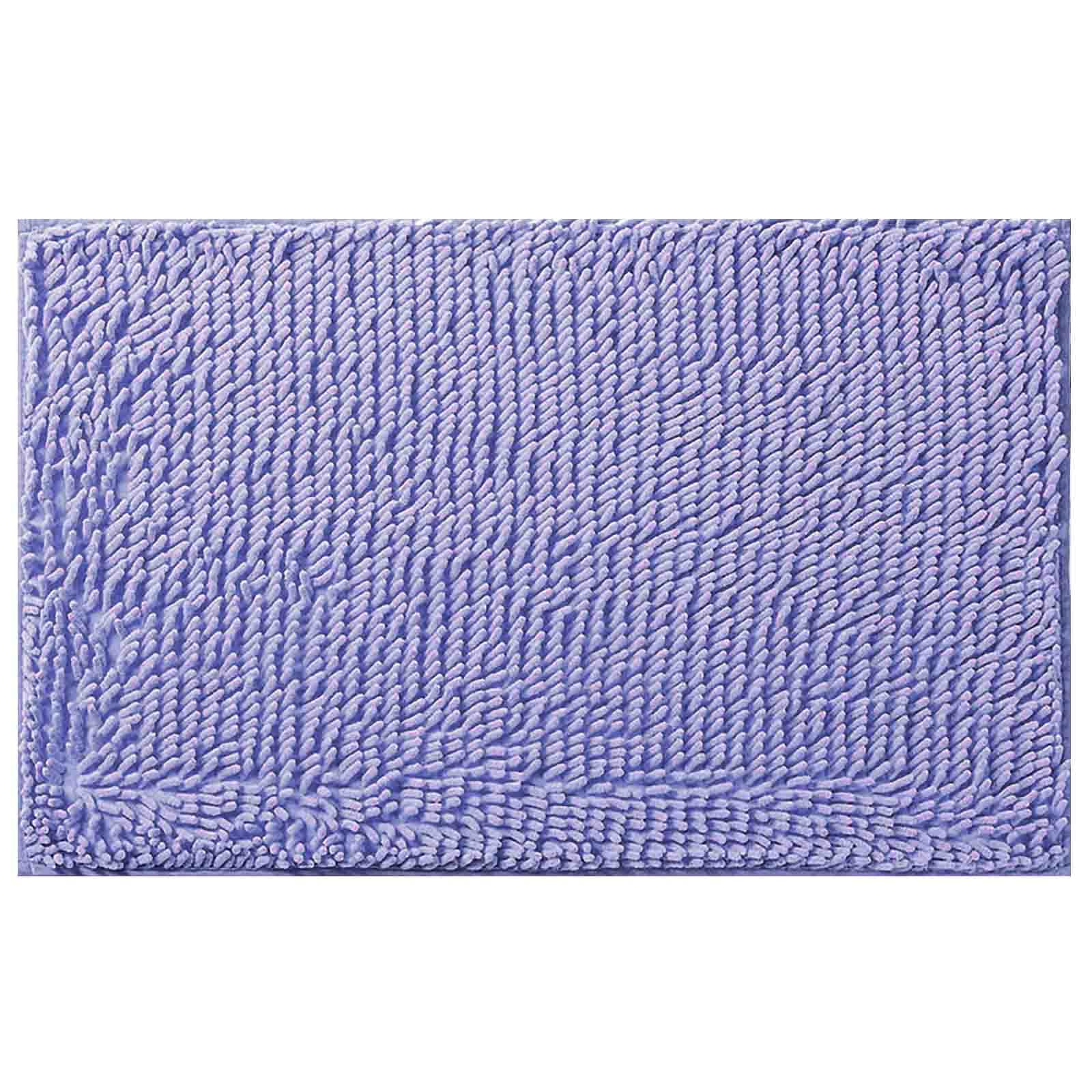 Soft & Absorbent Purple Bathroom Rug - Plush Furry Bath Mat, Durable & Machine Washable for Bathroom, Shower, or Sneaker Room - Non-Slip & Quick-Drying Home Decor