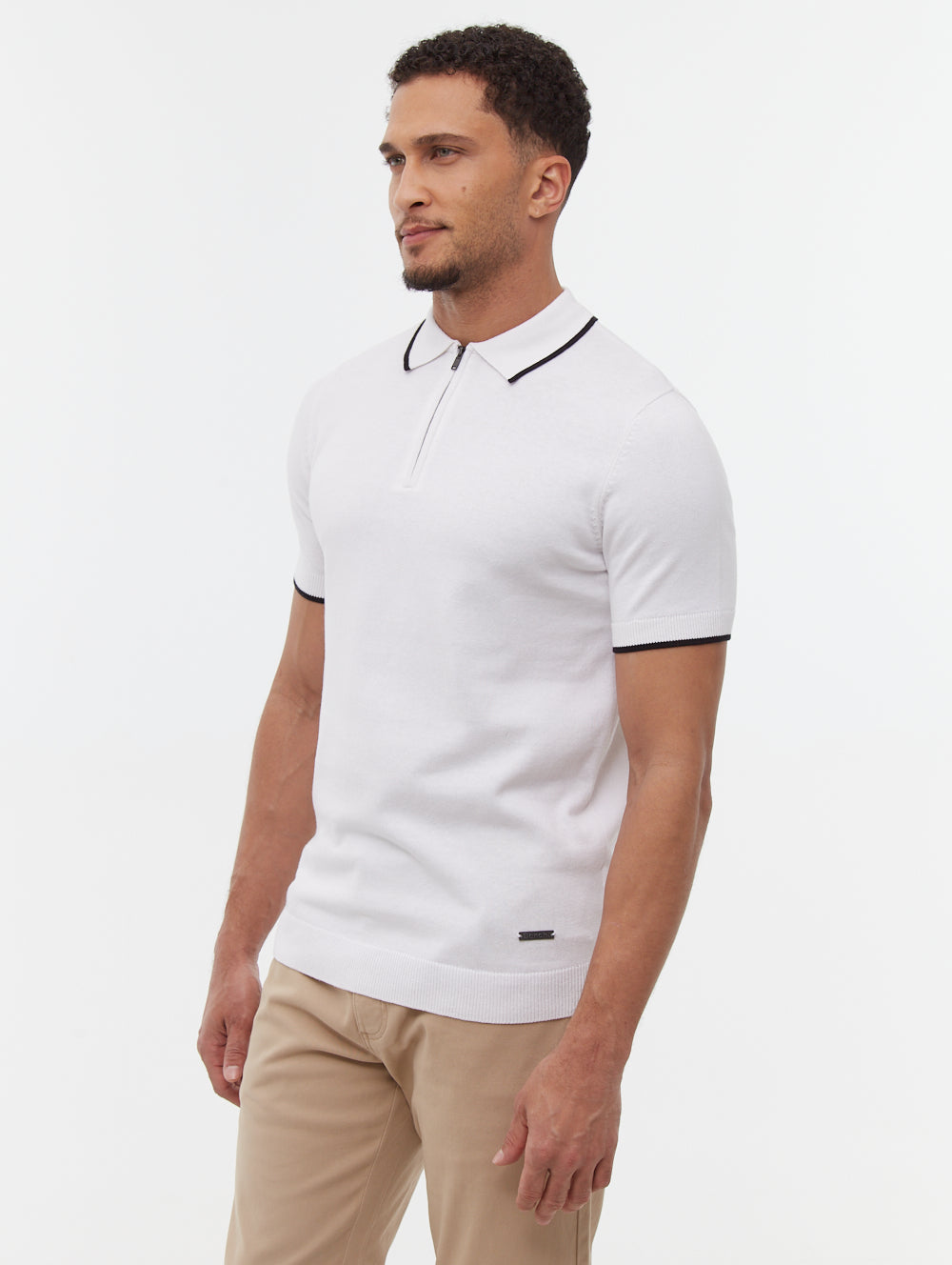 Settio Men's Knit Polo Shirt - Comfortable Casual Short Sleeve Shirt for Golf, Business & Everyday Wear