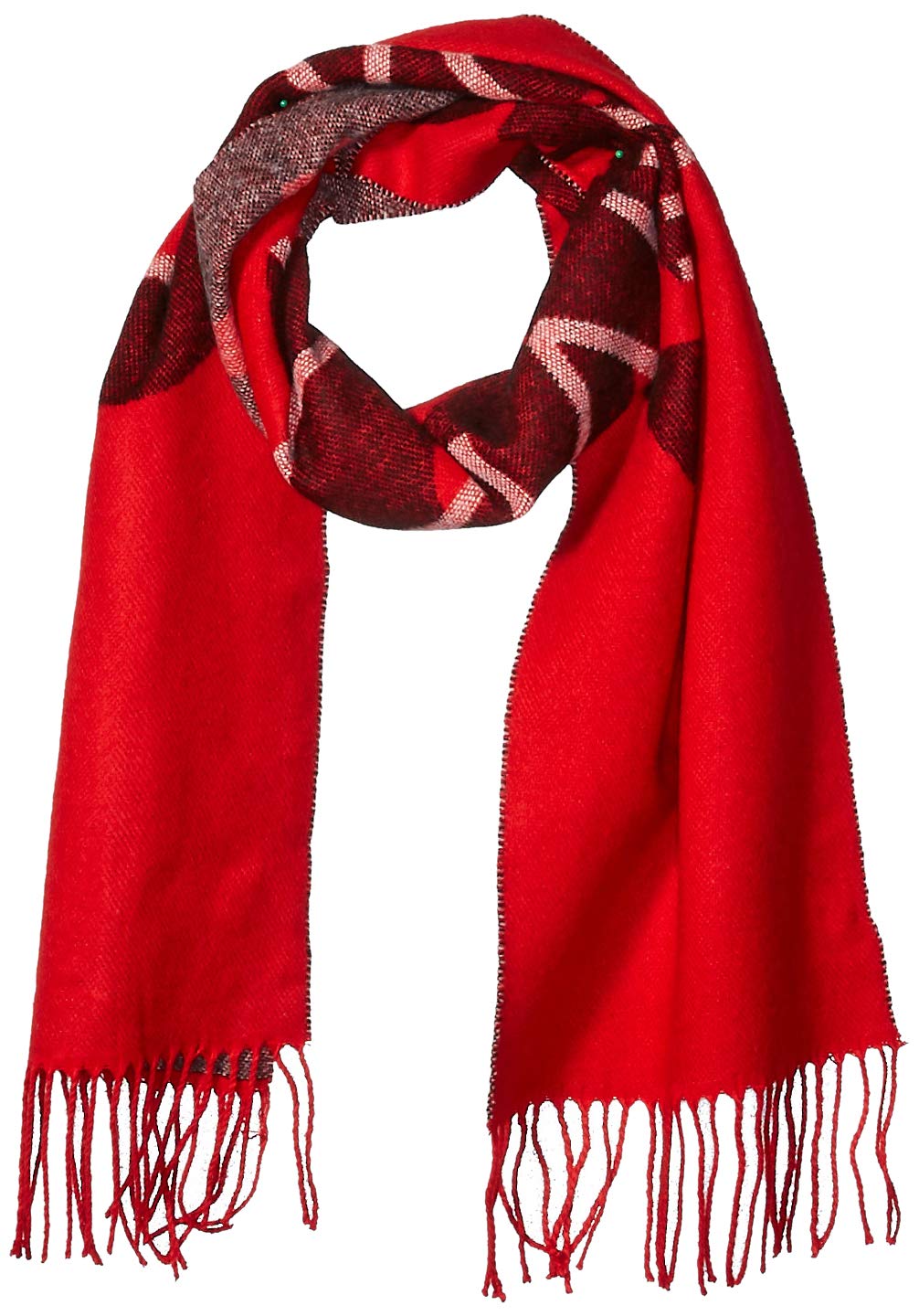 Calvin Klein Women's Woven Wrap Scarf - Soft Fashion Shawl for Winter, Fall & Spring - Perfect for Office, Travel & Casual Outfits