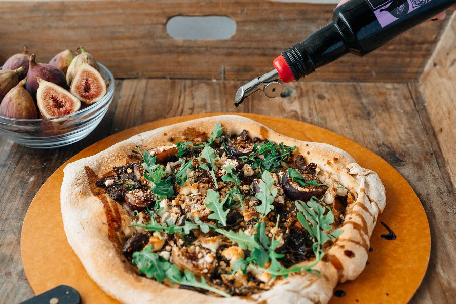 Premium Fig Dark Balsamic Vinegar - Aged Italian Condiment for Salads, Cheese & Desserts | Gourmet Cooking & Healthy Recipes