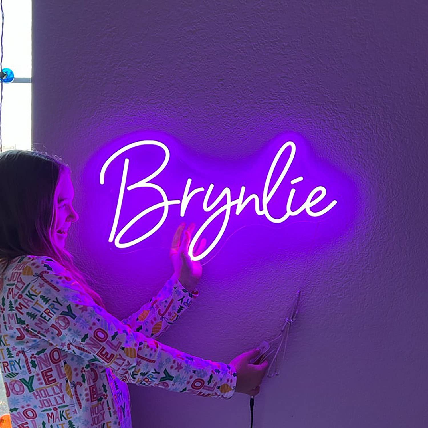 Custom LED Neon Signs for Home & Bedroom Wall Decor - Personalized Large Neon Lights for Wedding, Party, Birthday, Shop & Bar - Wall Art & Room Decor for Living Room, Nursery & Office