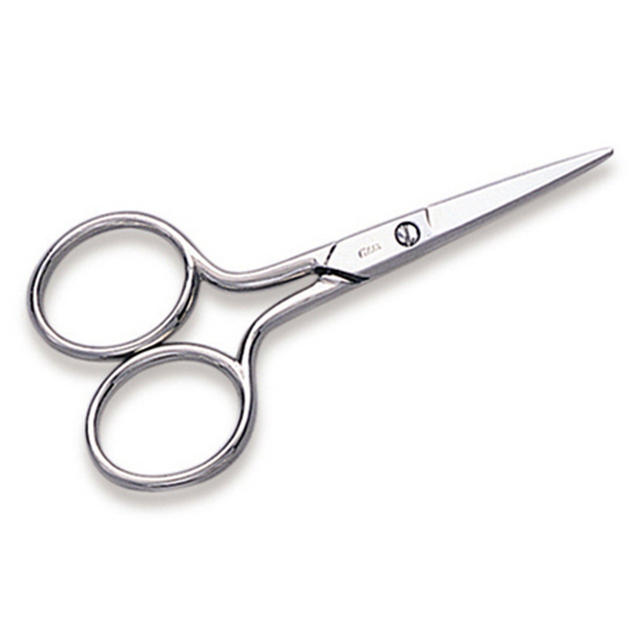 Professional Mustache Scissors for Men - Stainless Steel Trimming Shears with Case - Perfect for Beard Grooming, Mustache Styling & Facial Hair Care at Home or Travel