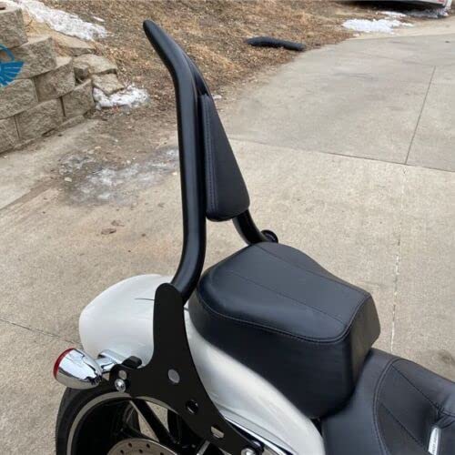Detachable Black Sissy Bar Backrest Pad for Harley CVO Road Glide, Street Glide, Road King 2009-2021 - 18
